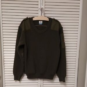 Men's Olive Green Comando Wool Sweater